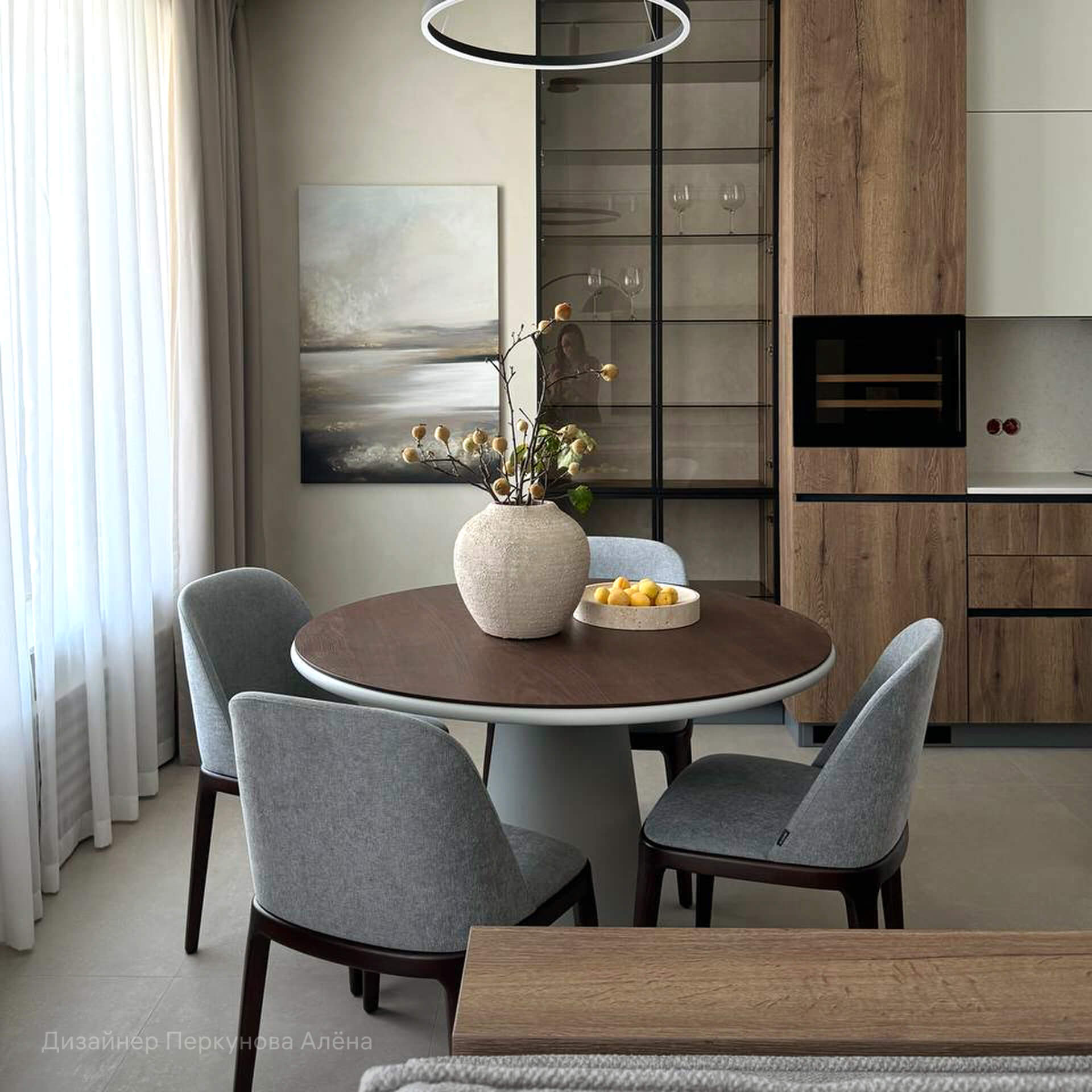 Дизайнерский стул Грей с мягкой обивкой. Фото 9