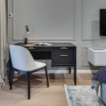 Лавсит серый стул дизайнерское кресло люкс