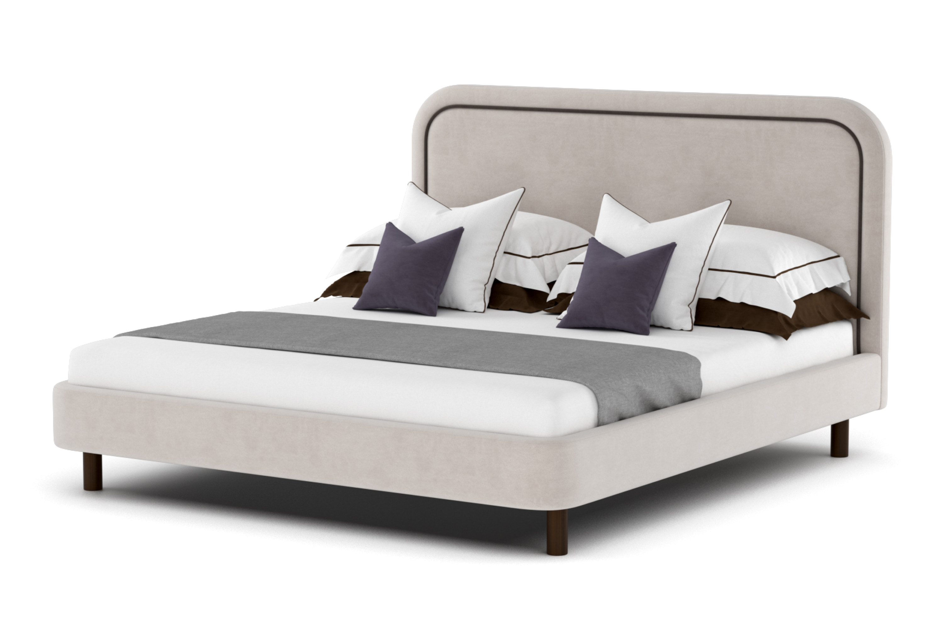 Двуспальная Кровать Лукас на ножках  размер 180x200 см. Фото 2