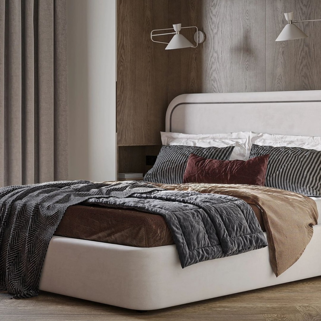 Двуспальная Кровать Лукас с подъемным механизмом . Фото 6