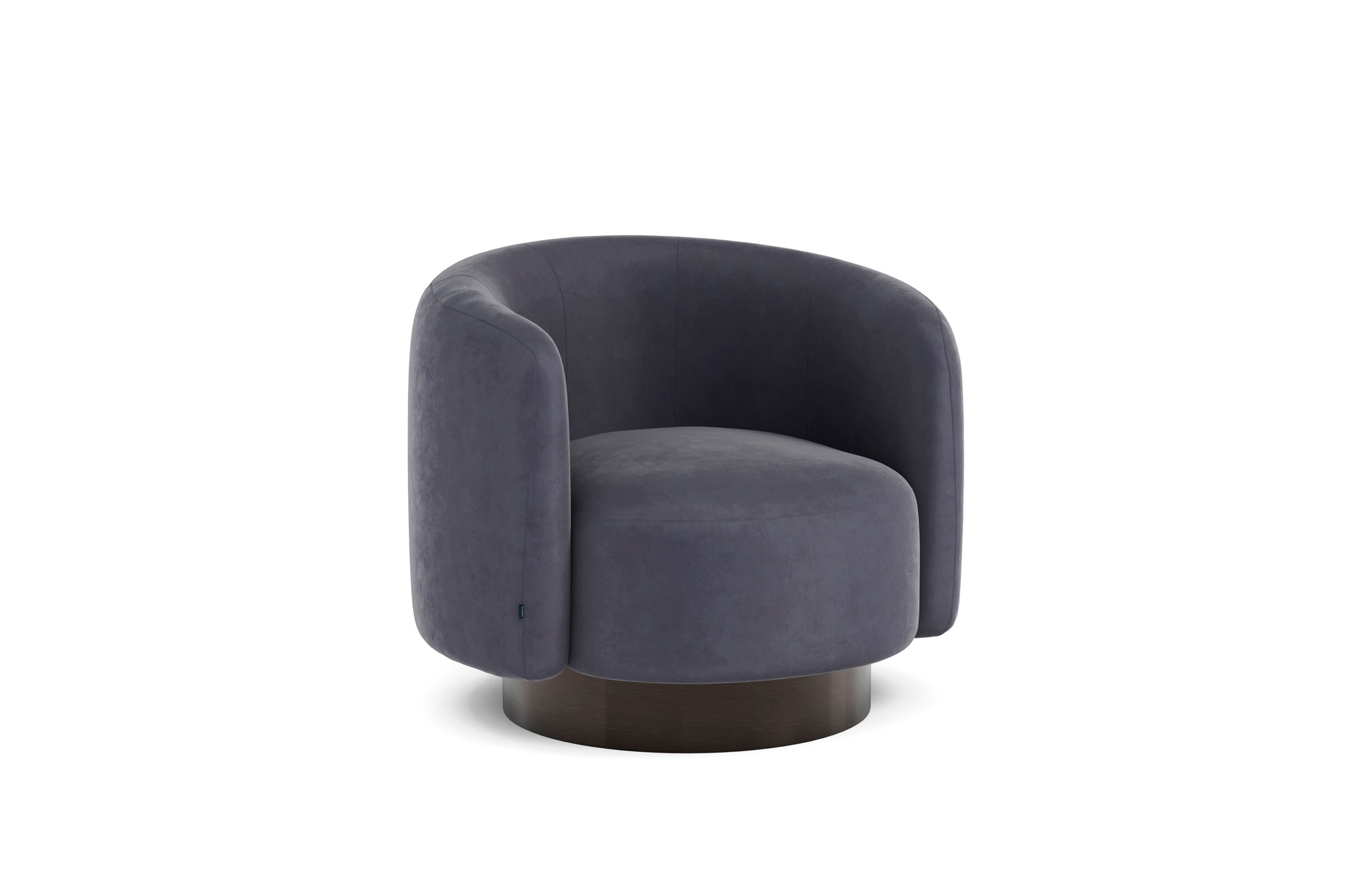 Круглое Круглое кресло на цоколе Соломон поворотное. Фото 2