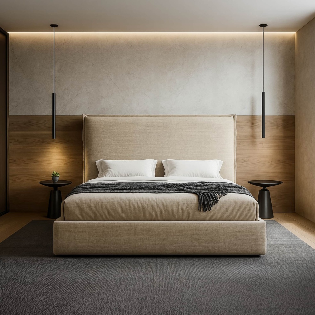 Кровать Эрик с подъемным механизмом в интерьере. Фото 3