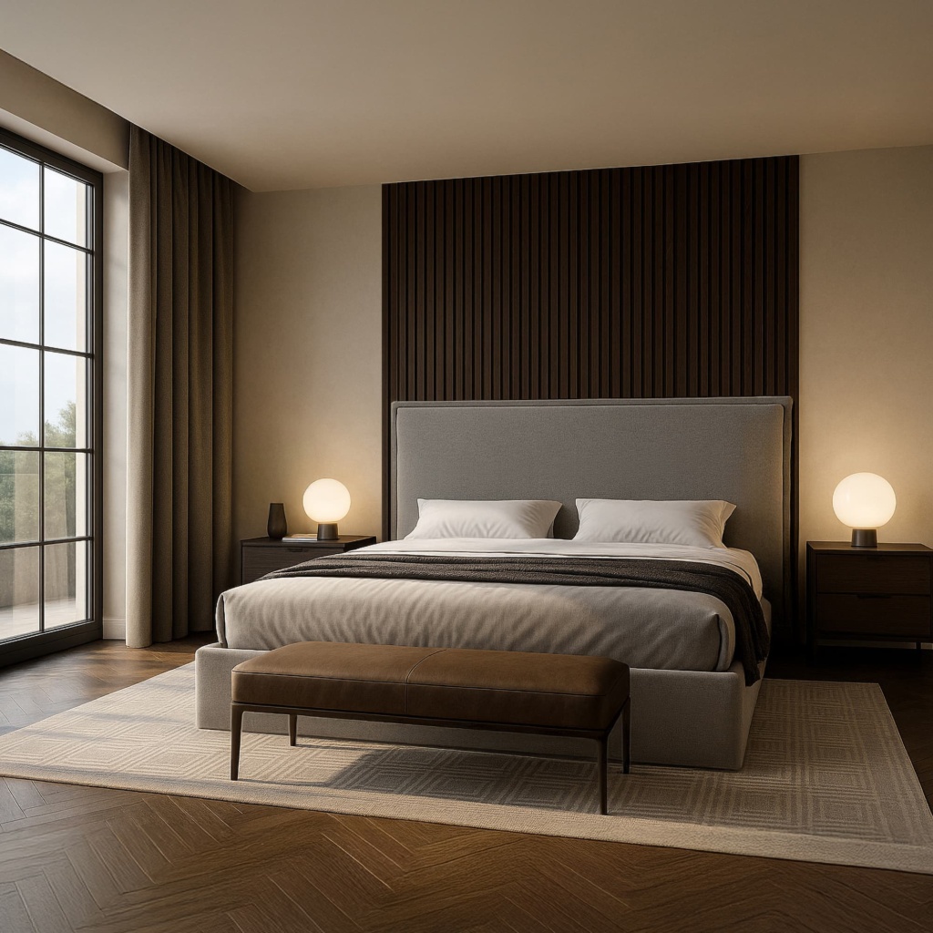 Кровать Эрик с подъемным механизмом в интерьере. Фото 2