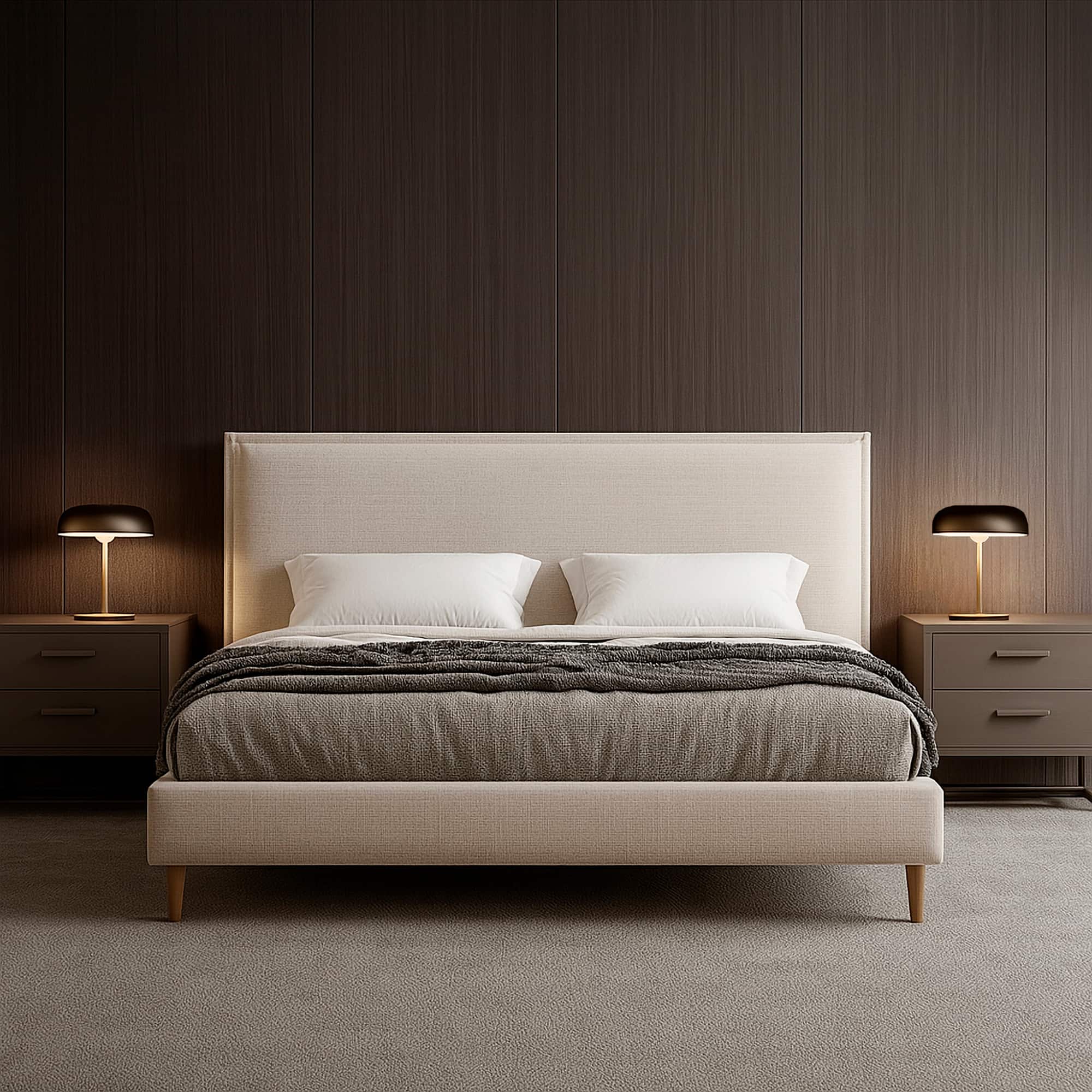 Двуспальная Кровать Эрик на ножках . Фото 6