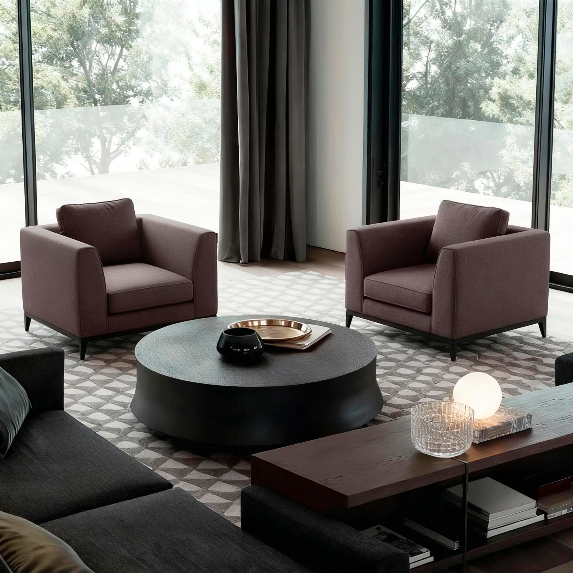 Стильное кресло Линден с подлокотниками. Фото 4