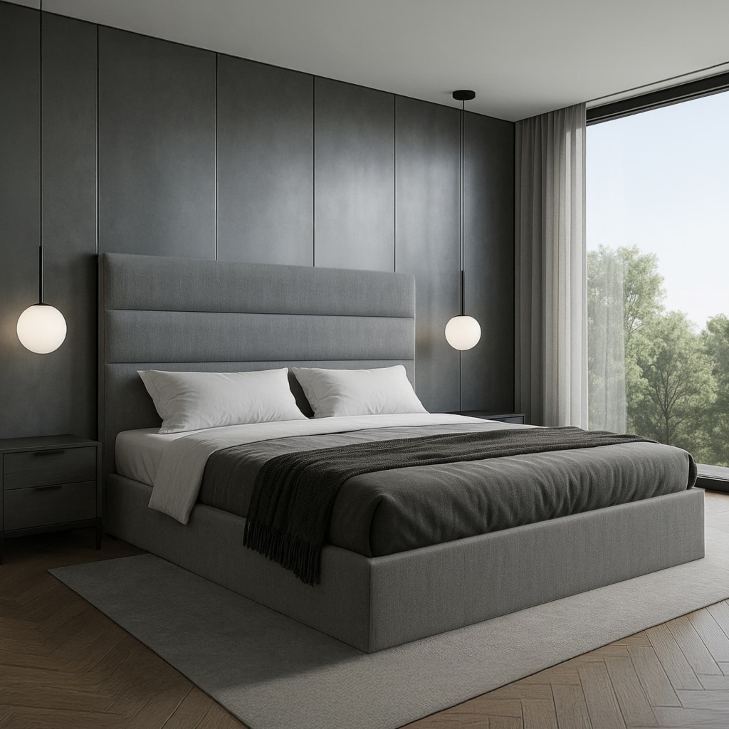 Кровать Колин с подъемным механизмом в интерьере. Фото 5