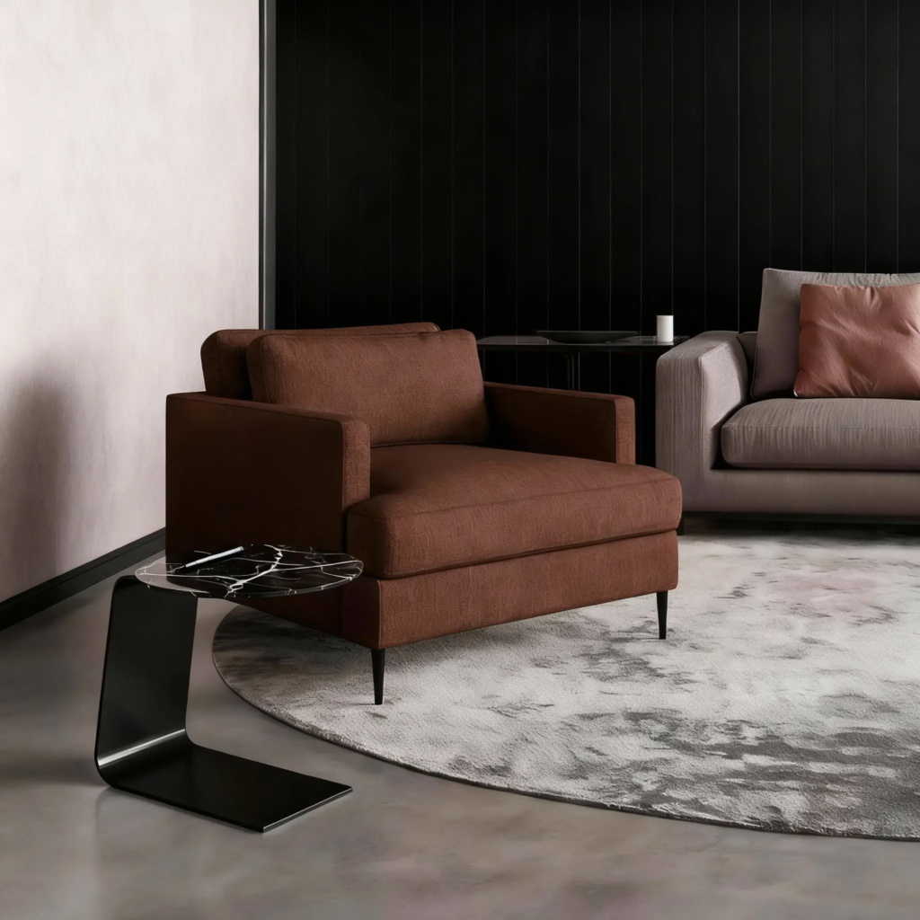 Кресло Мэтт в интерьере в обивке: Art Vision Soul 30. Фото 1