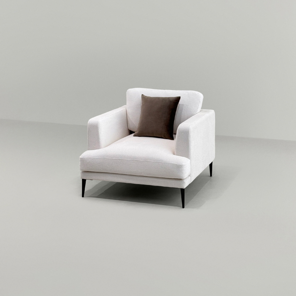 Кресло Марло в интерьере в обивке: Bubble 15 / Paddington 39. Фото 2