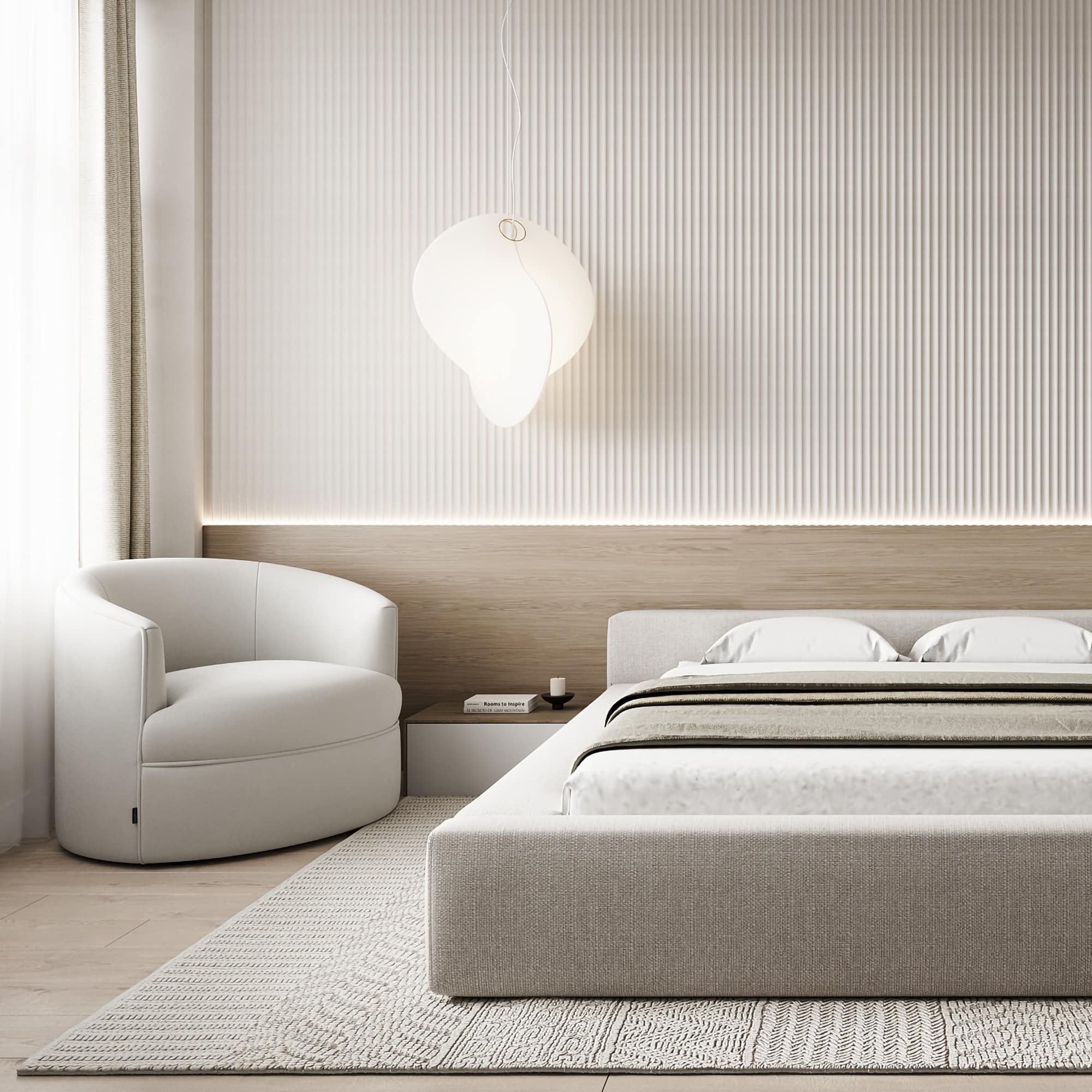 Круглое Большое кресло Ролан поворотное. Фото 7