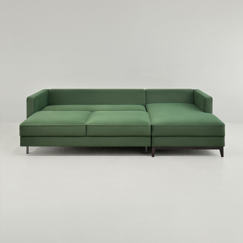 Диван Стив на ножках раскладной в интерьере. Фото 12