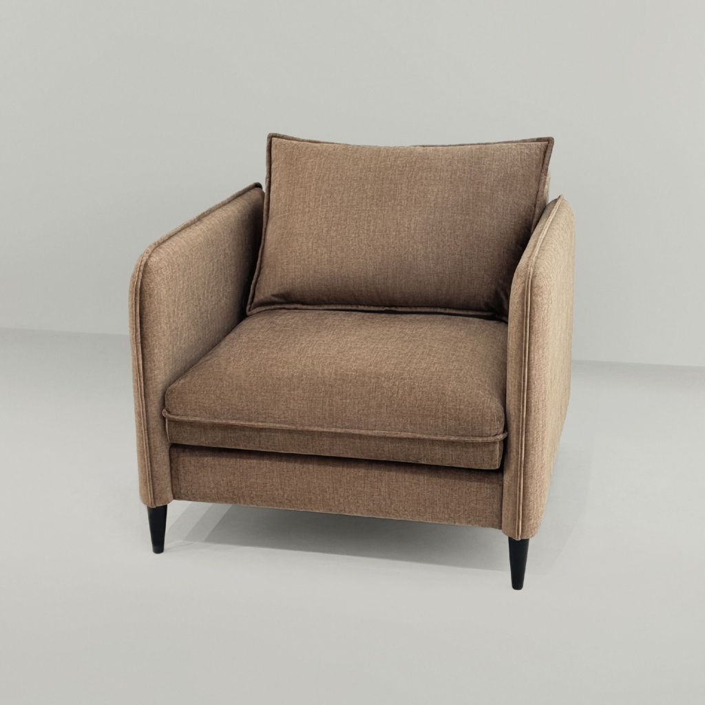 Кресло Ренди в интерьере в обивке: Domiart Missoni 04 Mocha. Фото 2