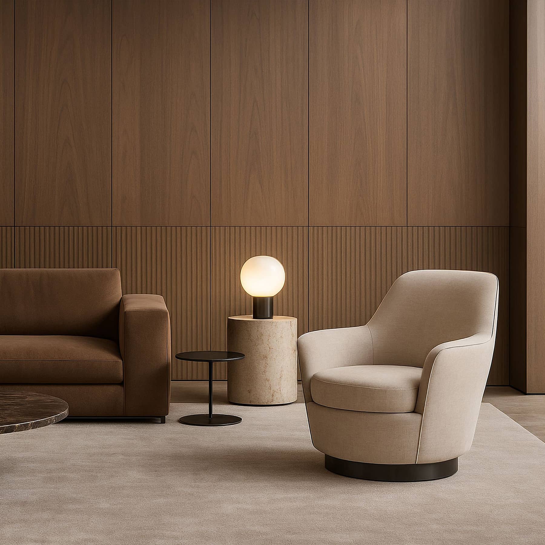 Круглое Кресло Флинт поворотное. Фото 6