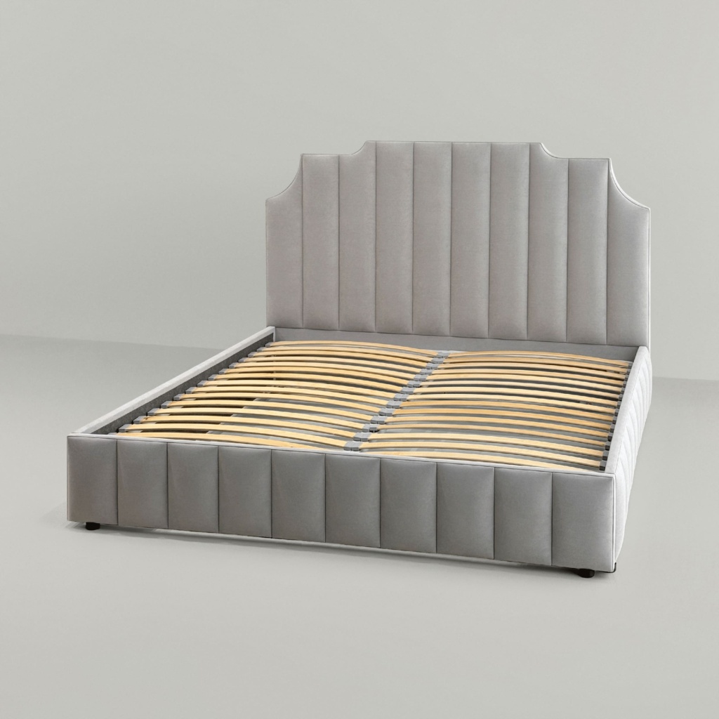 Кровать Китон с подъемным механизмом в интерьере в обивке: Vektor Leonardo 13. Фото 5