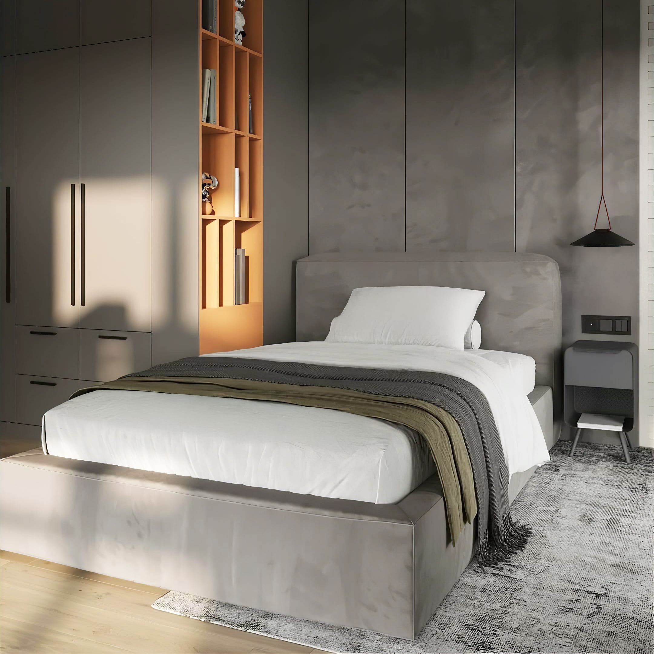 Двуспальная Кровать Рэн с подъемным механизмом . Фото 8