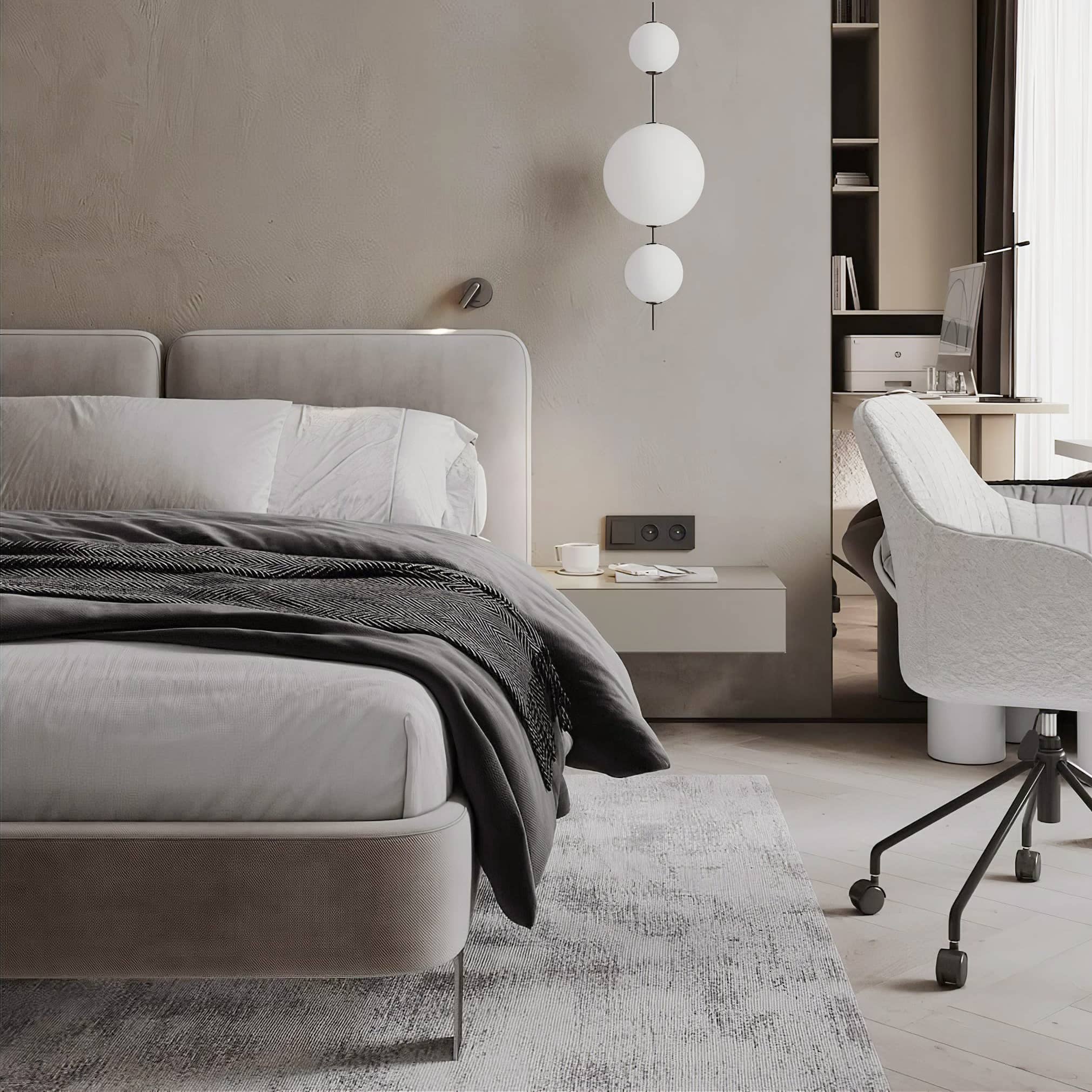 Двуспальная Кровать Тадао на ножках . Фото 9