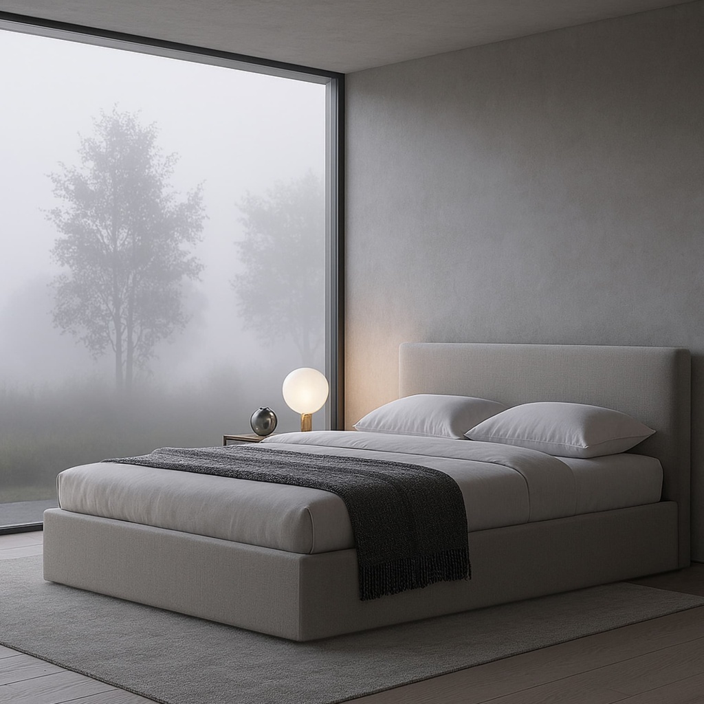 Кровать Кент с подъемным механизмом в интерьере в обивке: Nortex Jazz 18. Фото 8