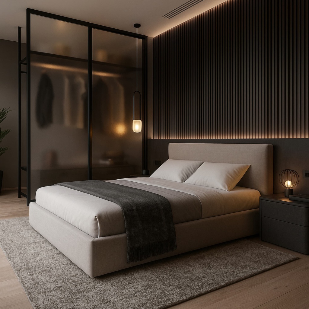 Кровать Кент с подъемным механизмом в интерьере в обивке: Nortex Jazz 18. Фото 1