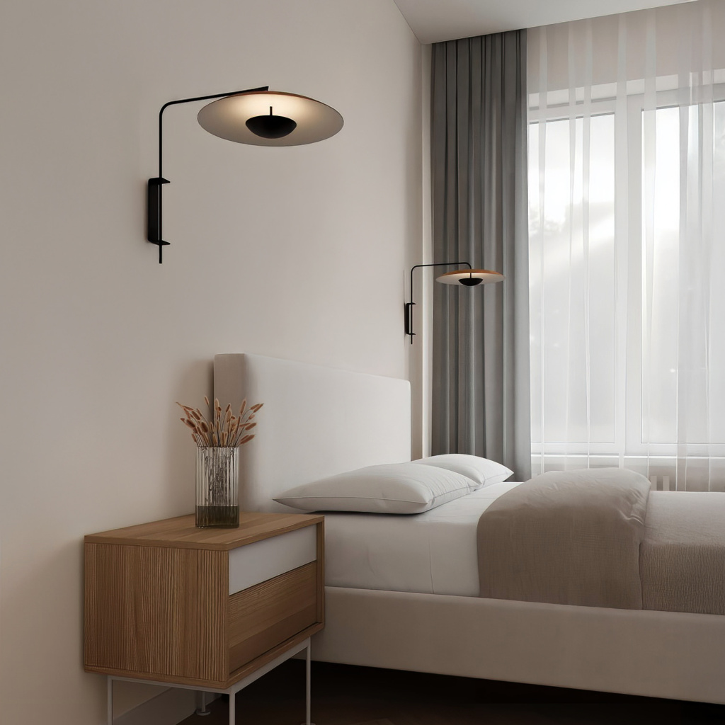 Кровать Кент на ножках в интерьере в обивке: Art Vision Lazio 17, дизайн от: @sa111a.viz. Фото 3