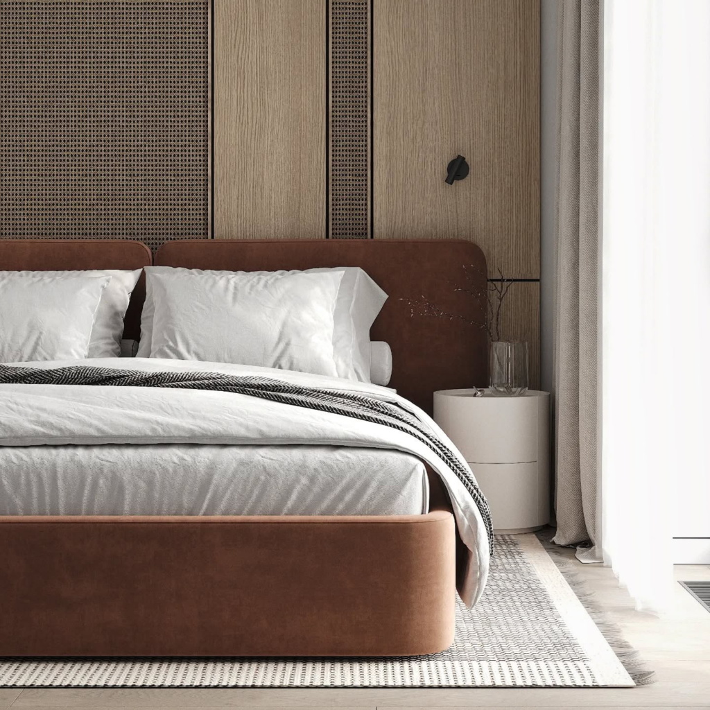 Двуспальная Кровать Тадао с подъемным механизмом . Фото 10