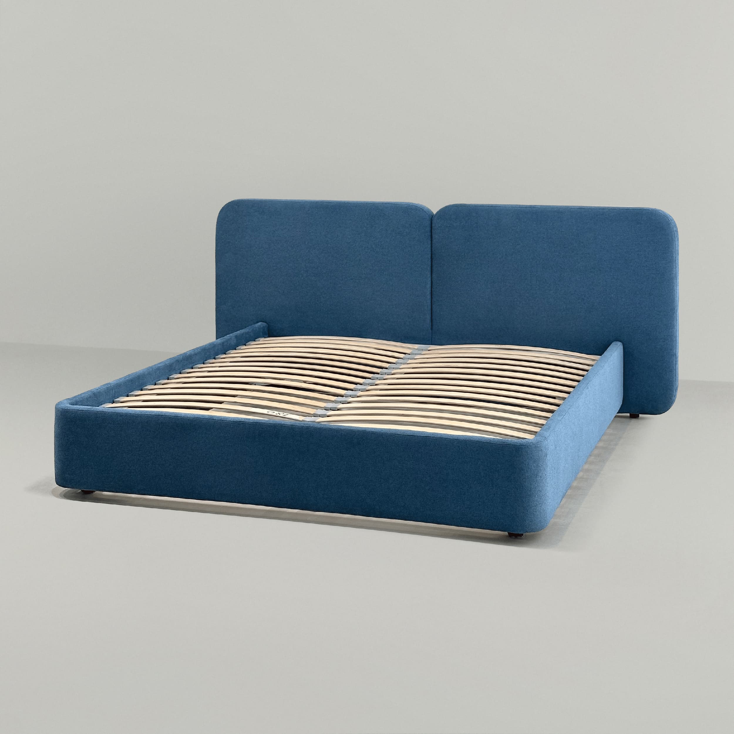 Кровать Тадао с подъемным механизмом в интерьере в обивке: Domiart Piano 14. Фото 12