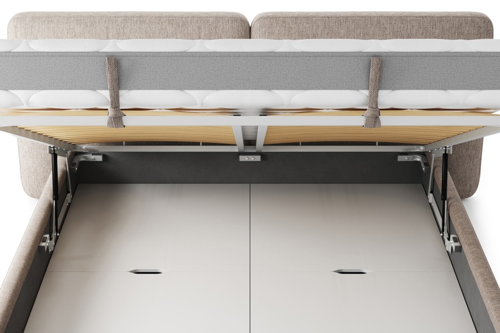 Двуспальная Кровать Тадао с подъемным механизмом . Фото 6