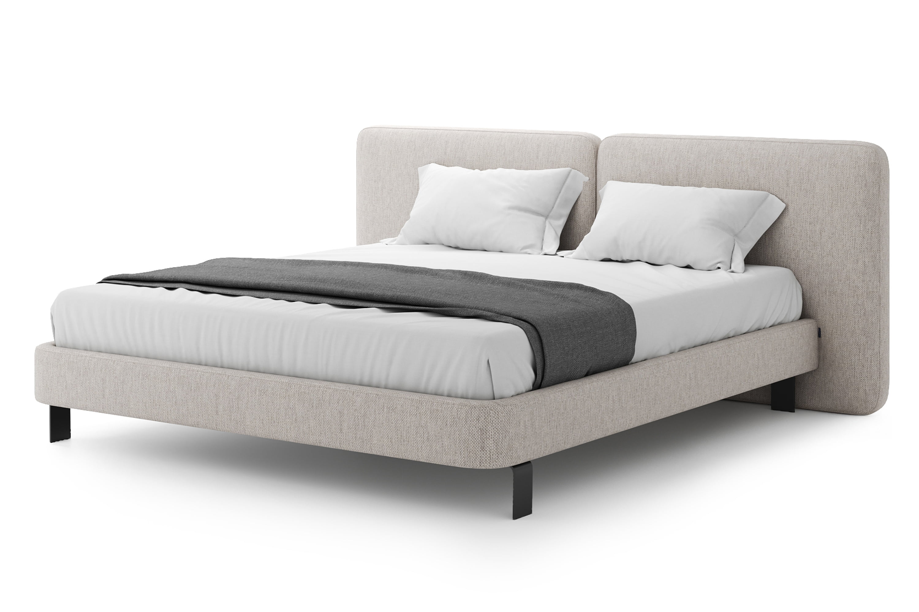 Двуспальная Кровать Тадао на ножках . Фото 2