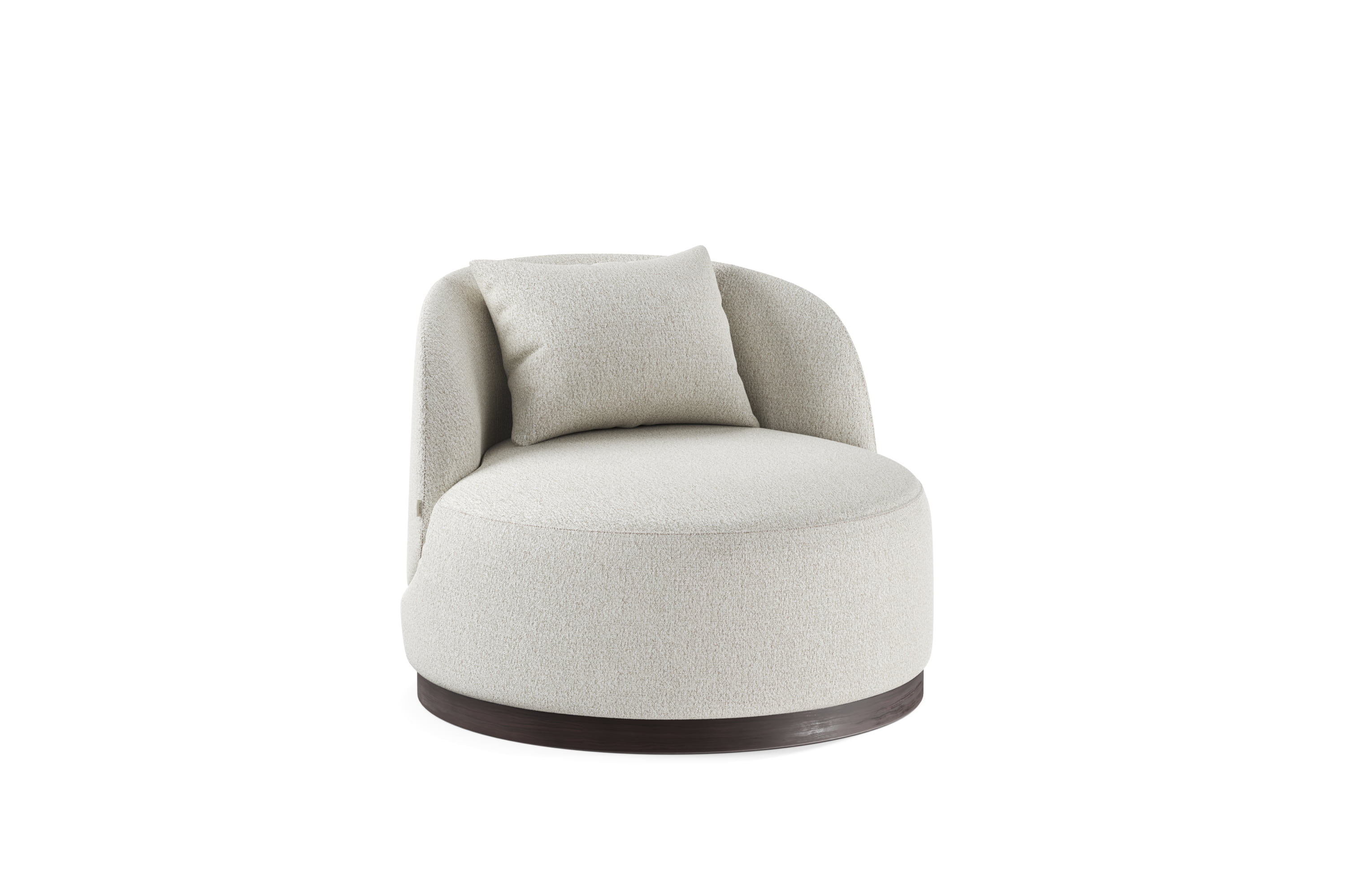 Круглое Круглое лаунж кресло Зефир поворотное. Фото 2