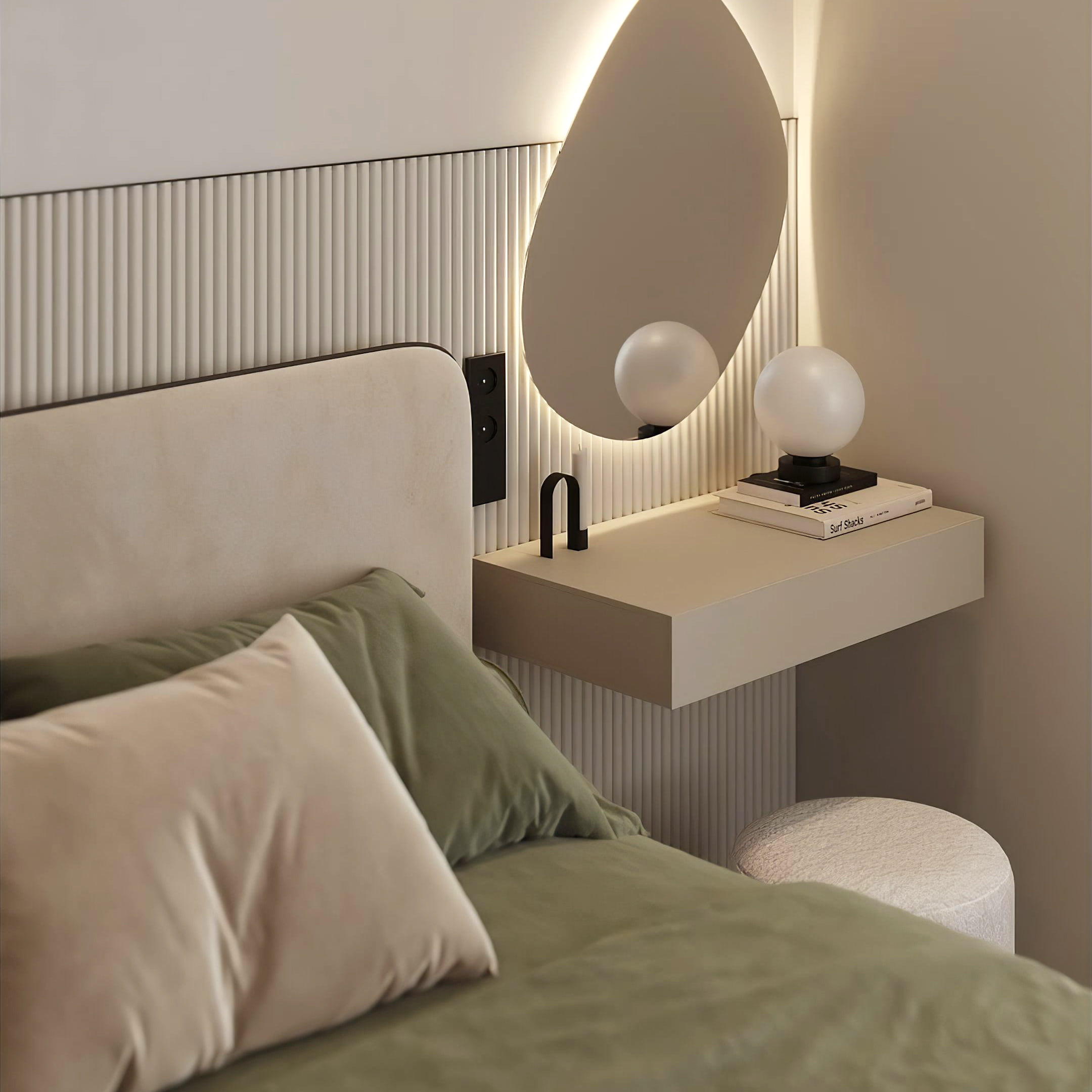 Кровать Барри на ножках в интерьере, дизайн от: Studio 9. Фото 8