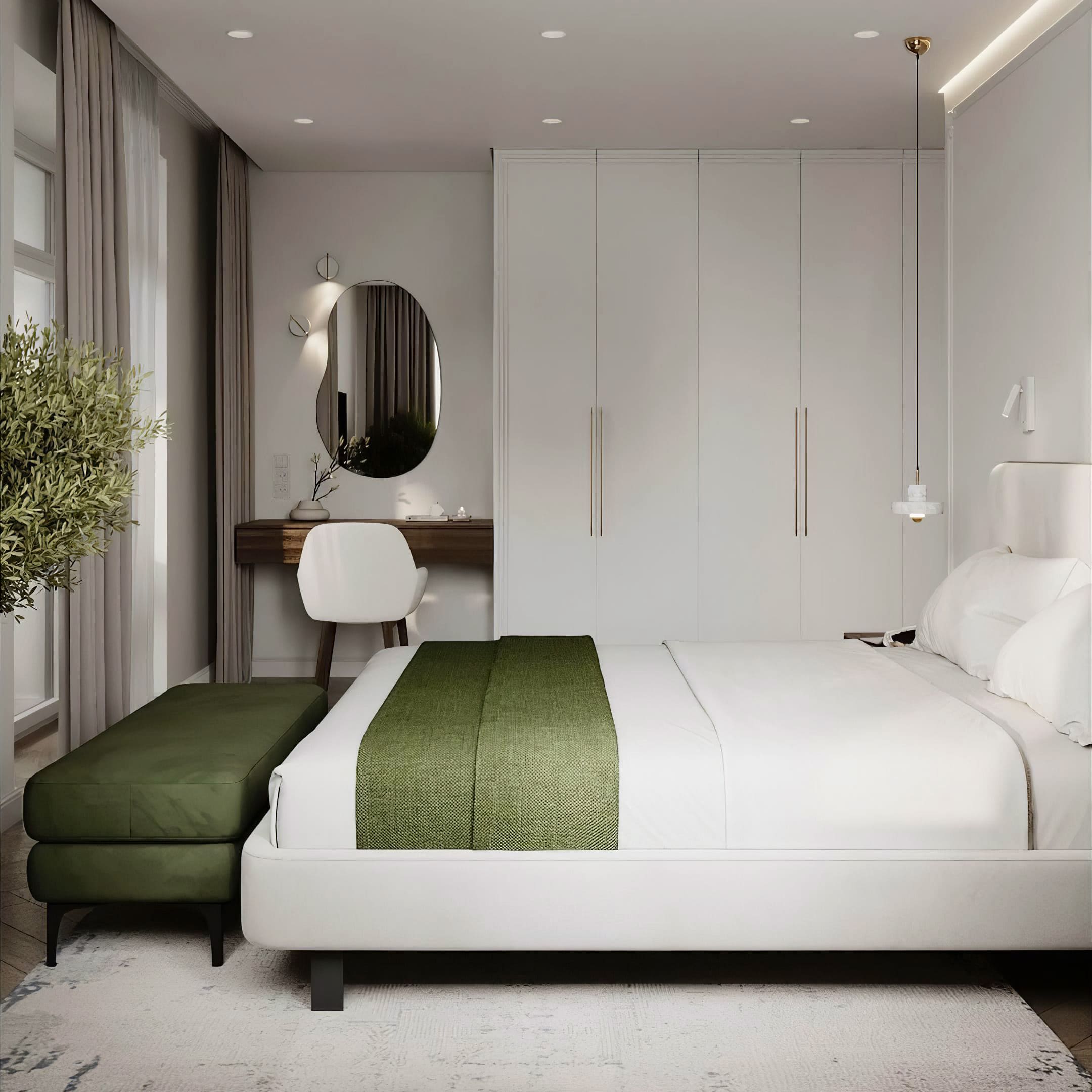 Двуспальная Кровать Барри на ножках . Фото 11