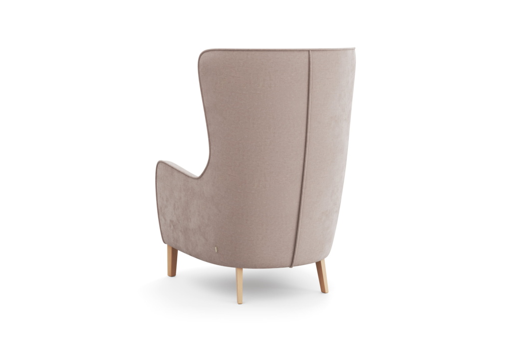 Кресло с высокой спинкой Артур с подлокотниками. Фото 3