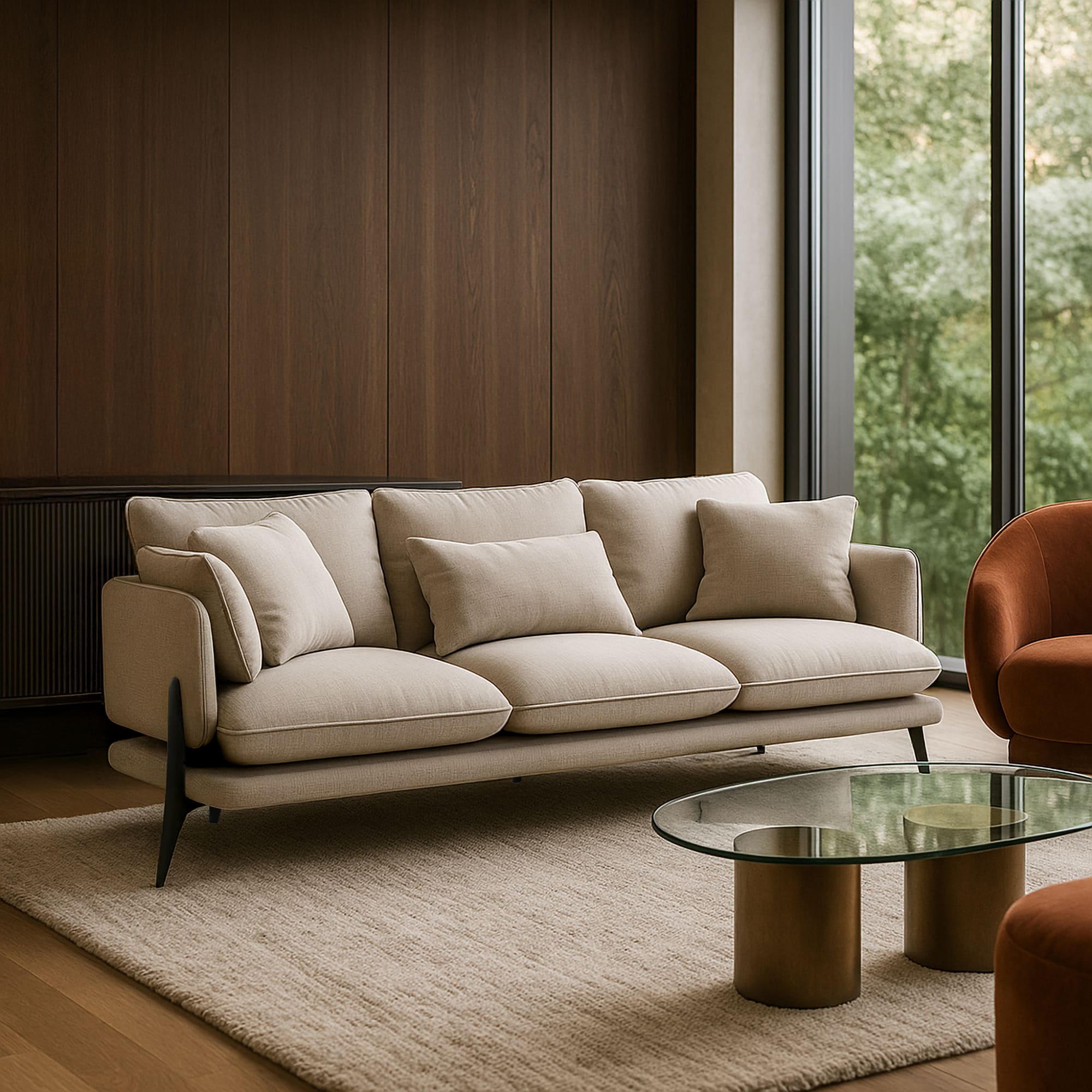 Прямой Диван Клауд двухместный. Фото 9