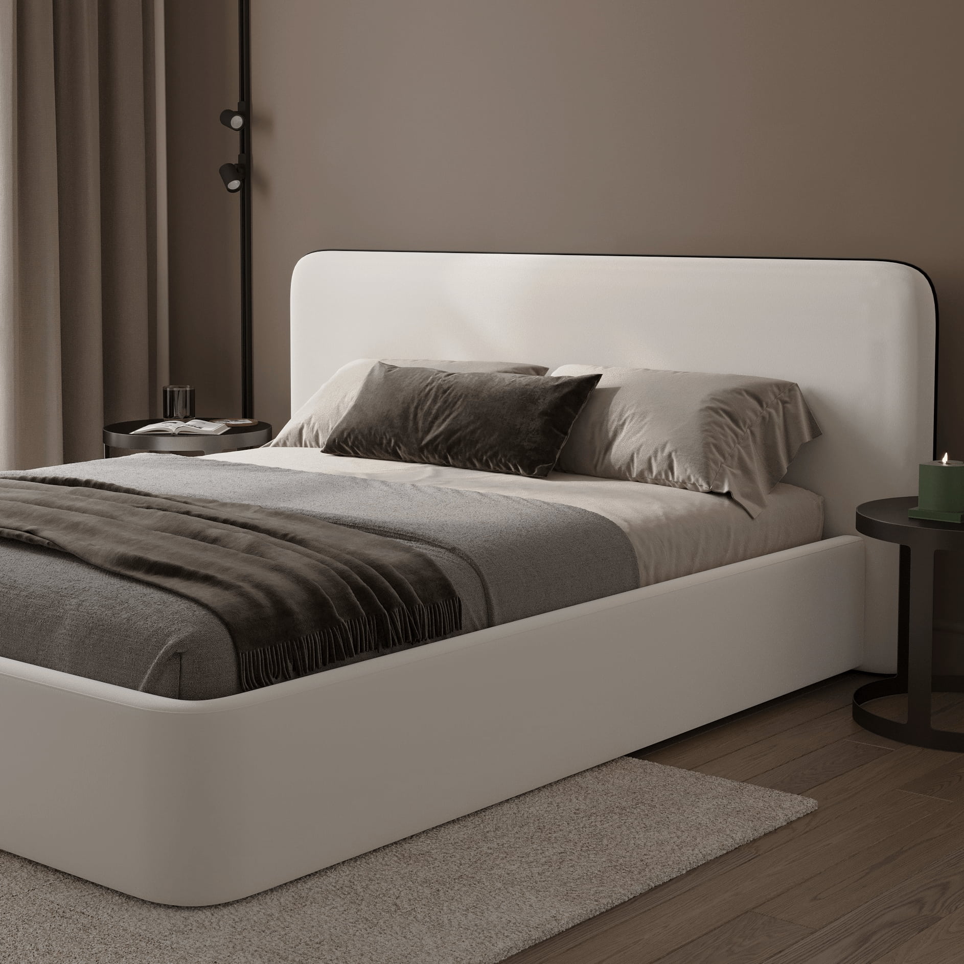 Двуспальная Подиумная кровать Барри . Фото 9