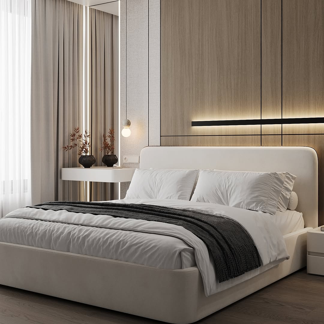 Подиумная кровать Барри в интерьере, дизайн от: Кира Топоркова. Фото 6