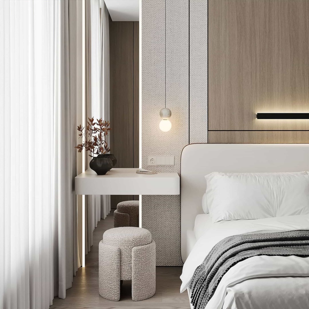 Подиумная кровать Барри в интерьере, дизайн от: Кира Топоркова. Фото 5