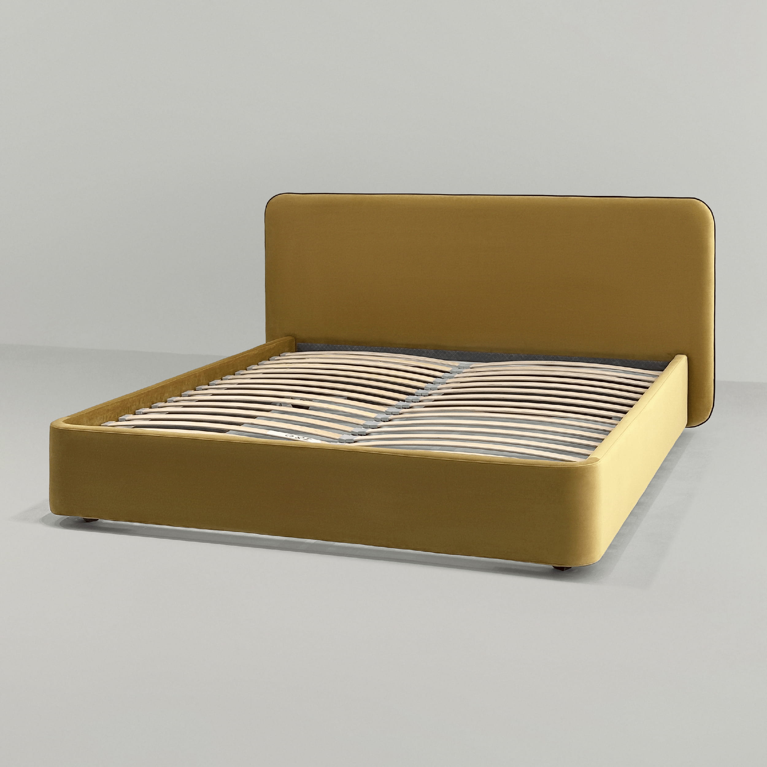 Кровать Барри с подъемным механизмом в интерьере в обивке: Art Vision Paddington 16 / Кант Egida Teddy 021. Фото 15