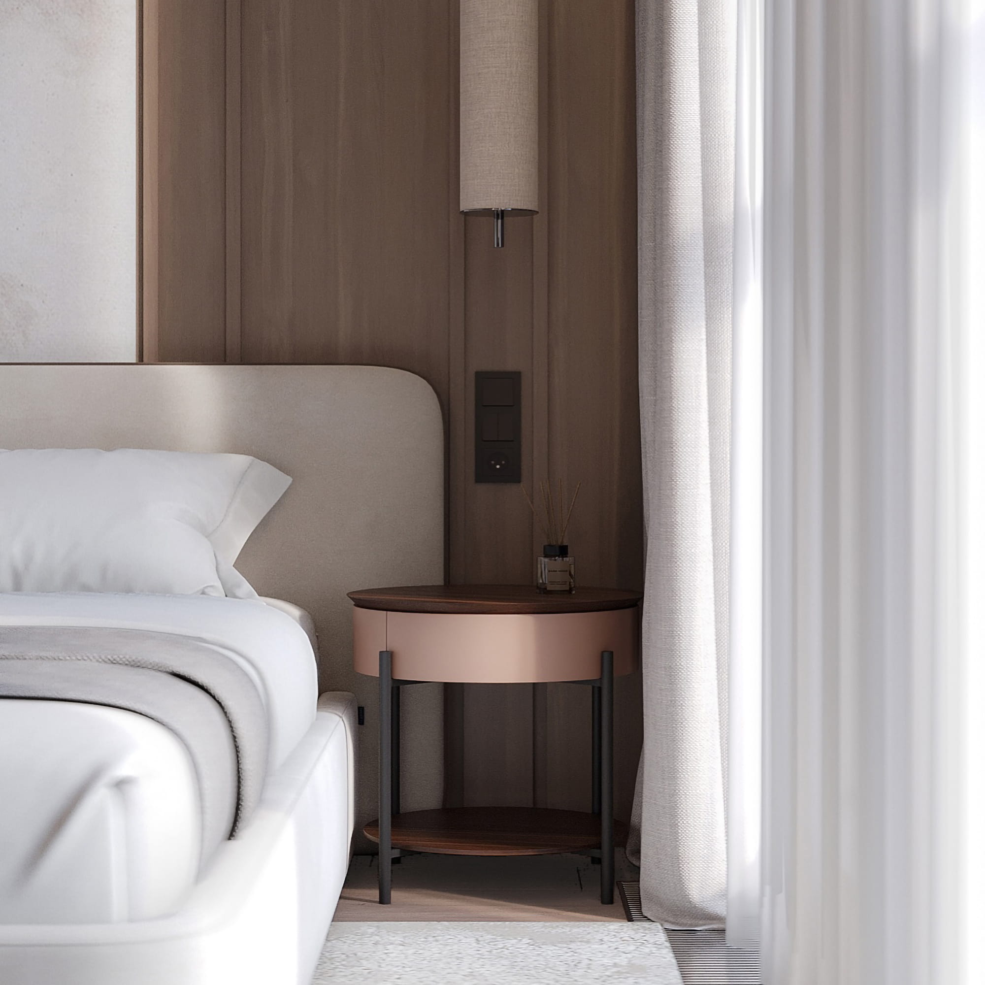 Подиумная кровать Барри в интерьере, дизайн от: Anna Ilina. Фото 13