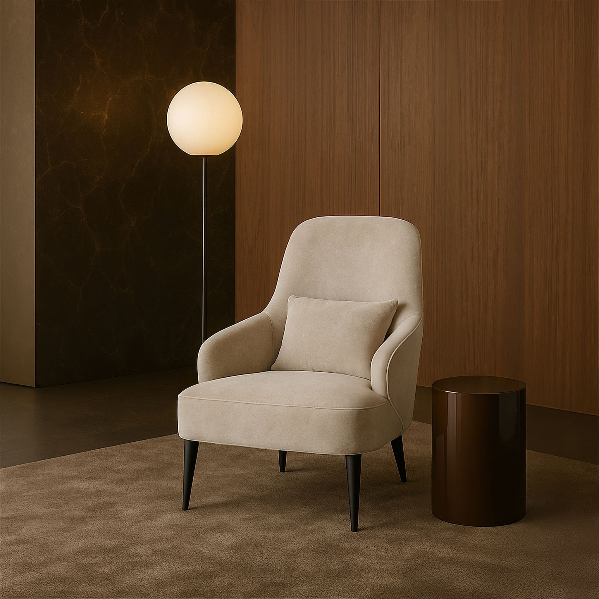 Интерьерное кресло Магнус с подлокотниками. Фото 5