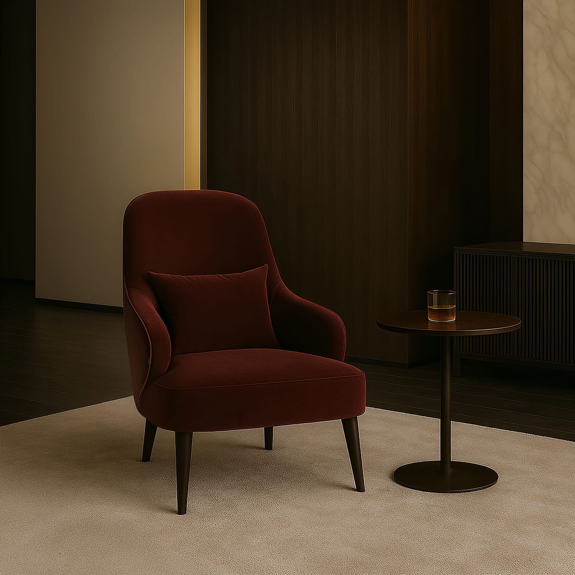 Интерьерное кресло Магнус с подлокотниками. Фото 6