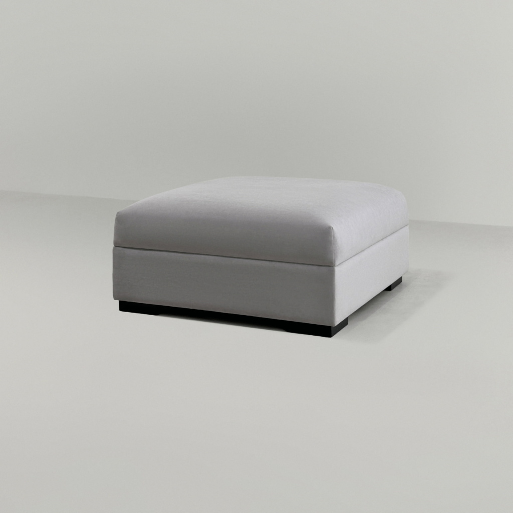 Пуф Паркер в интерьере в обивке: Fly 04. Фото 1