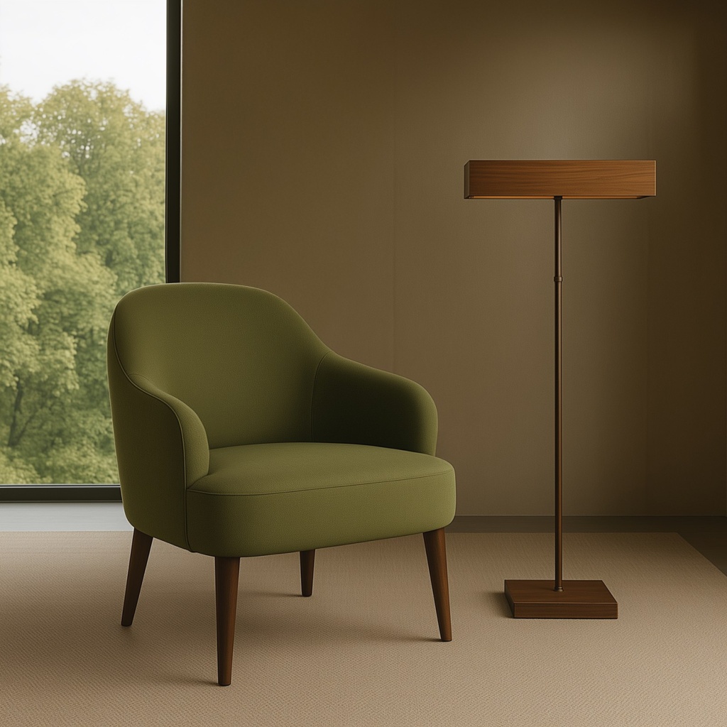 Интерьерное кресло Магнус Младший в интерьере в обивке: Nortex Tiffany 35. Фото 4