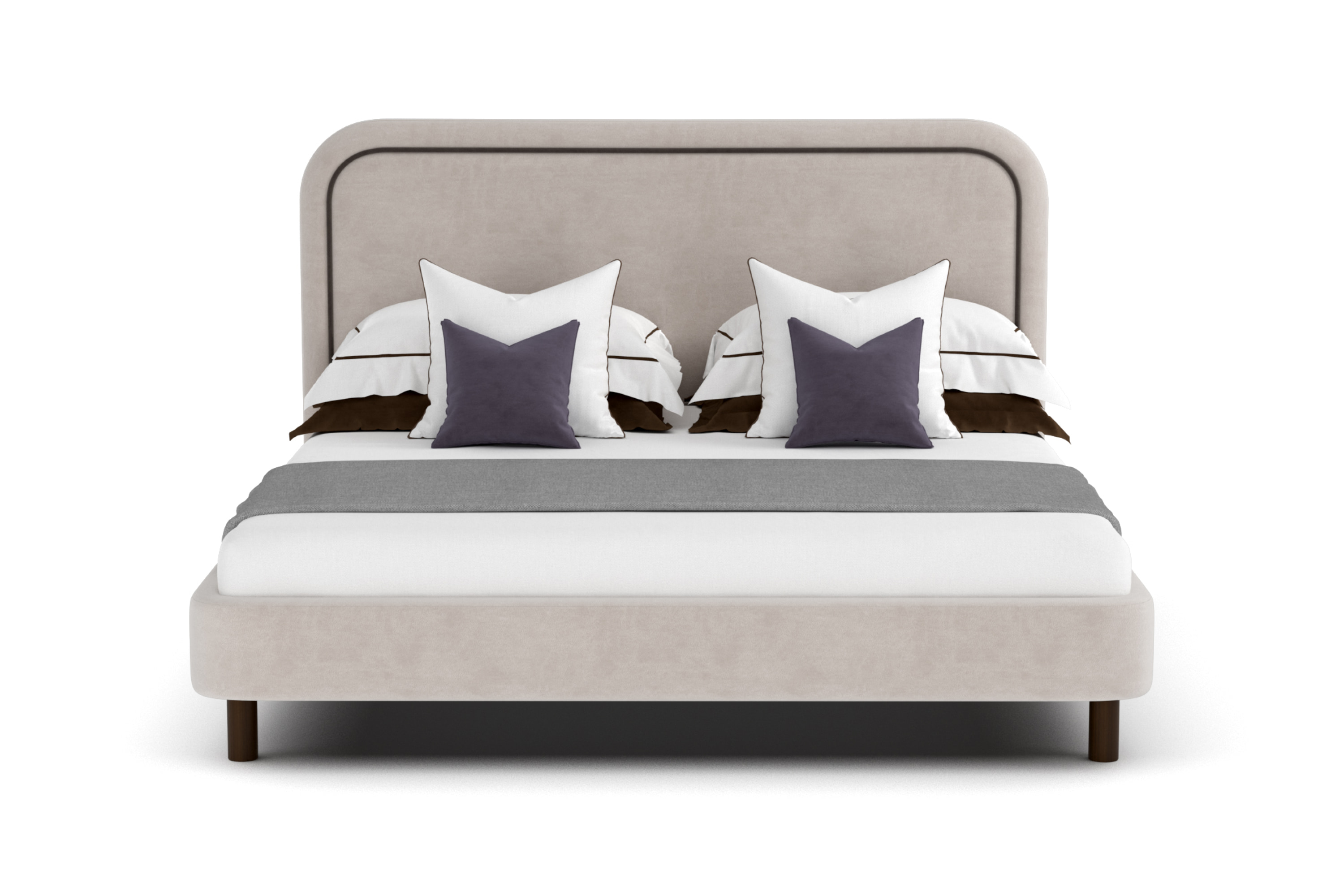 Двуспальная Кровать Лукас на ножках  размер 180x200 см. Фото 1