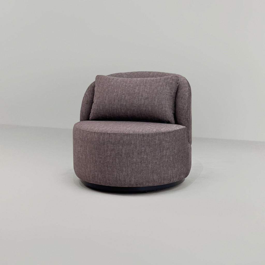 Круглое лаунж кресло Зефир в интерьере в обивке: Missoni 11. Фото 10