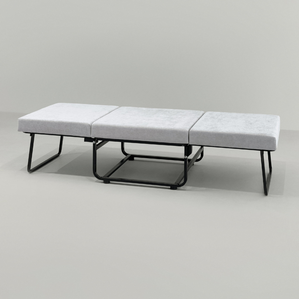 Раскладной пуф Кир в интерьере в обивке: Artex Bogema 17. Фото 3