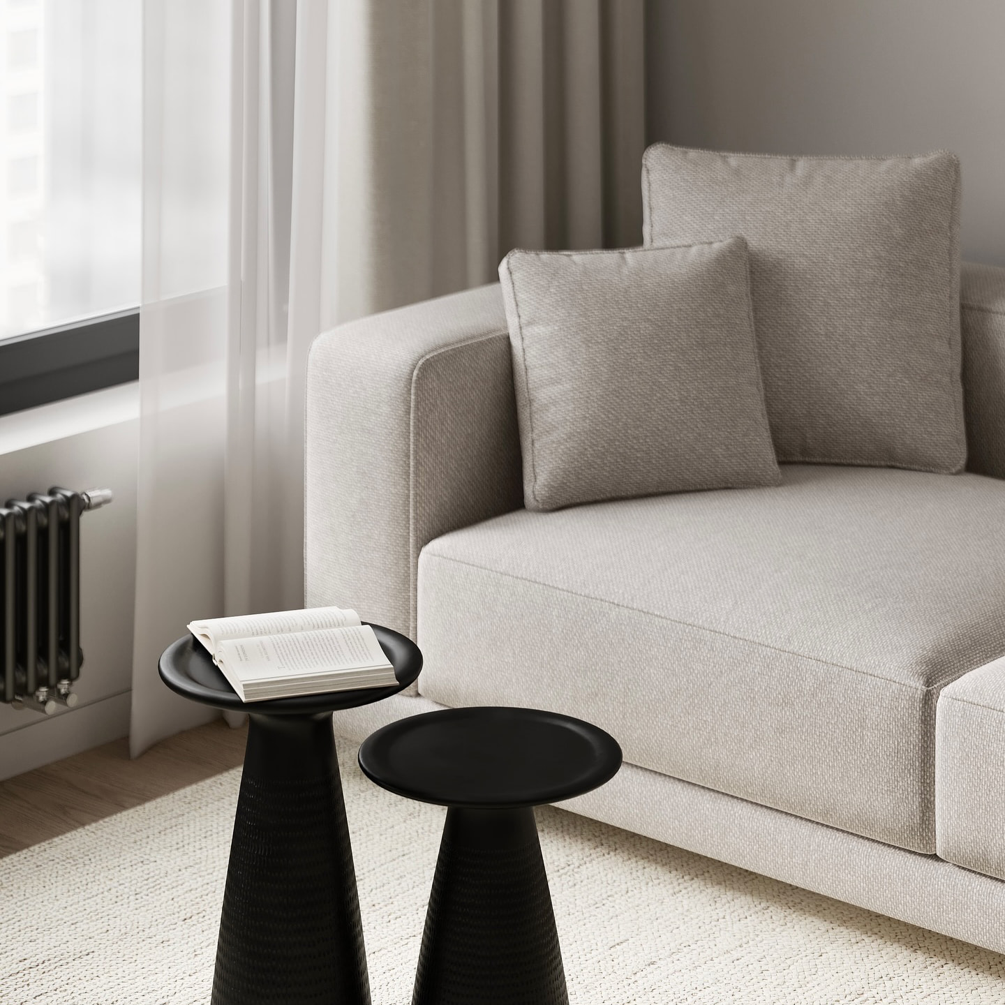 Прямой Диван Клайд маленький. Фото 9