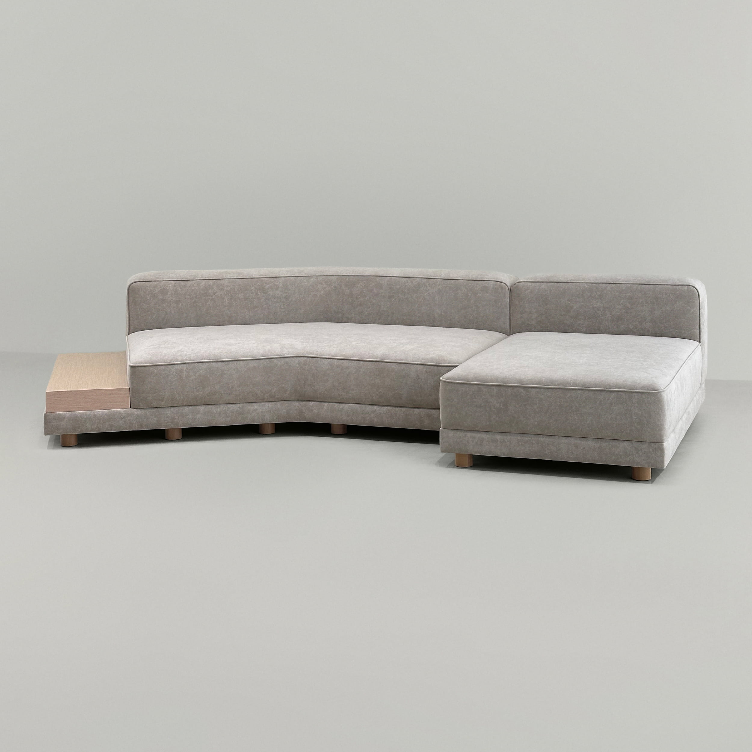 Диван Клайд в интерьере в обивке: Plaza 833 Tofu. Фото 6