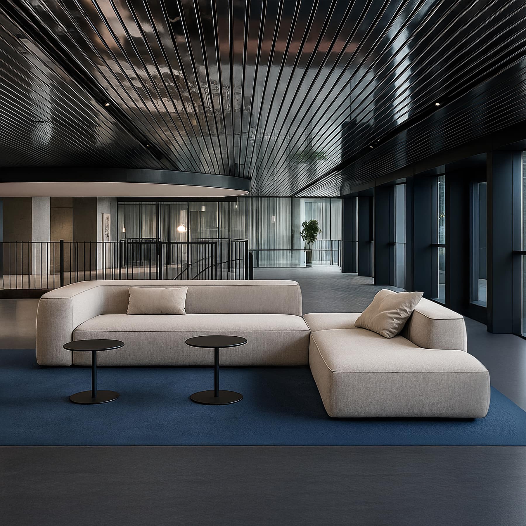 Диван Леман в интерьере в обивке: Harmony 9. Фото 9