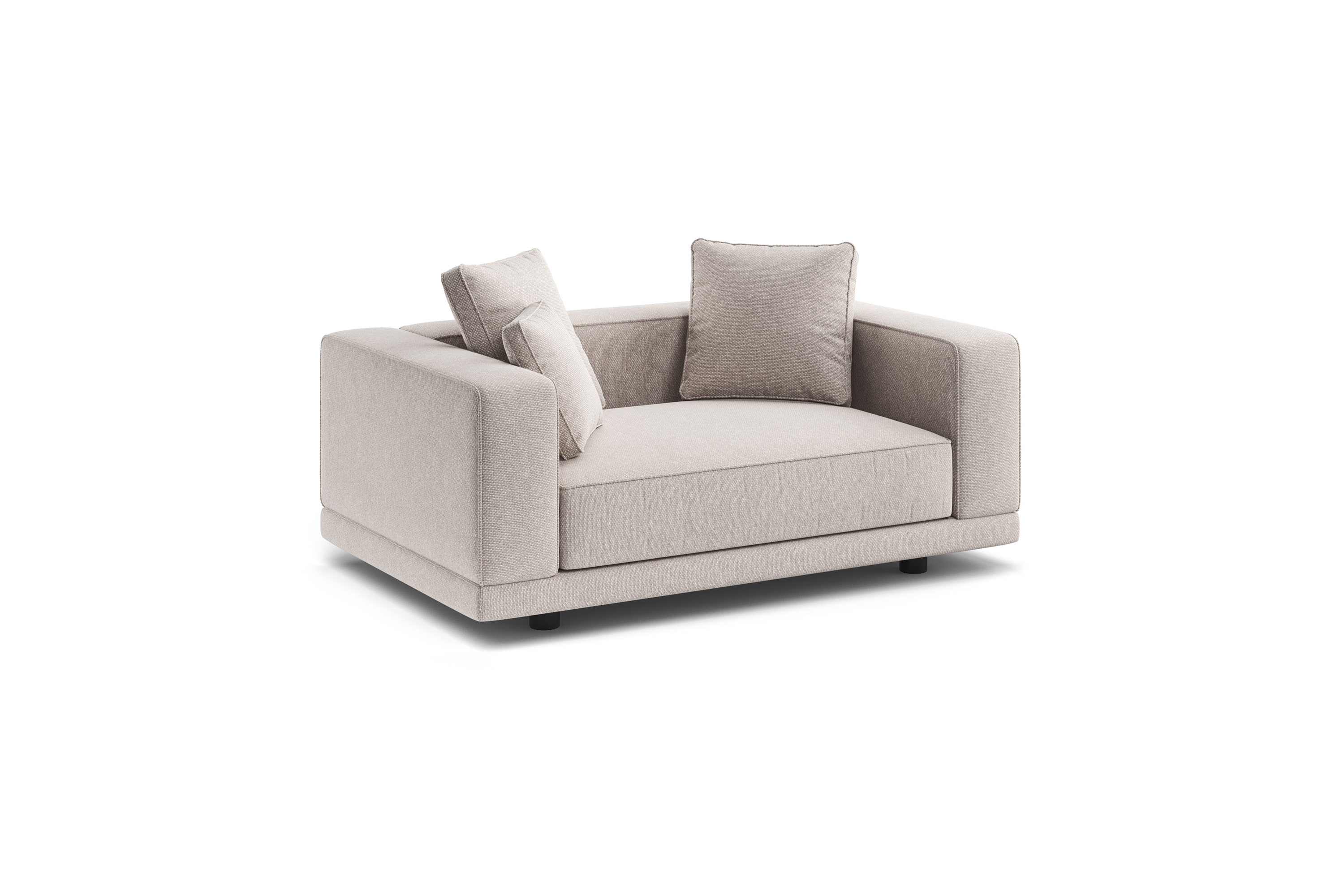 Прямой Диван Клайд маленький  размер 175x110 см. Фото 2