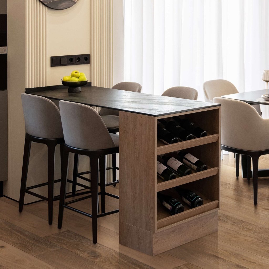 Барный стул Грей в интерьере в обивке: Союз-М Formula 162. Фото 3