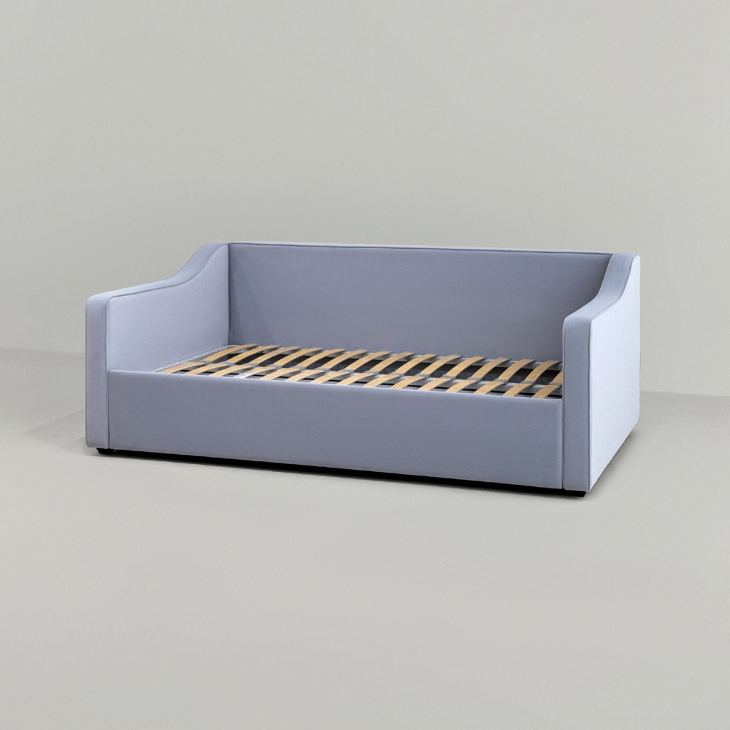 Детская кровать Майк в интерьере в обивке: Domiart Zenit 46 / Domiart Zenit 27. Фото 1