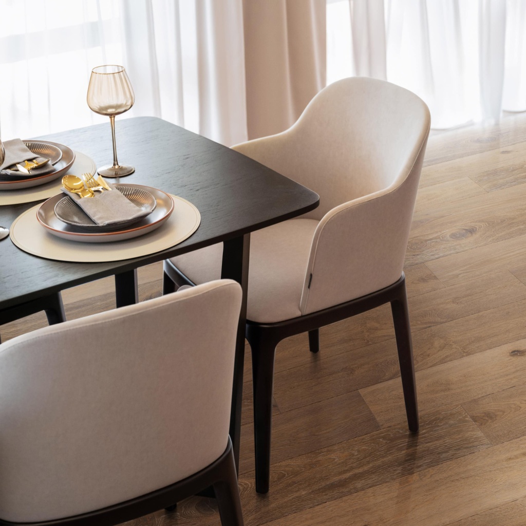 Дизайнерское полукресло Грей в интерьере в обивке: Vektor Leonardo 13. Фото 3